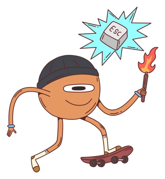 Zest Raiders skateboarding with a chilli torch