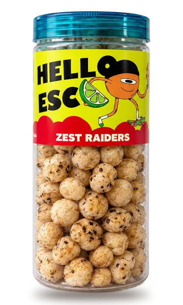 HELLO ESC Zest Raiders jar, Lime Chilli roasted makhana